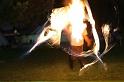 Chris Camp doing a fire whip show on Saturday July 30 2005  Ohio WWAC convention